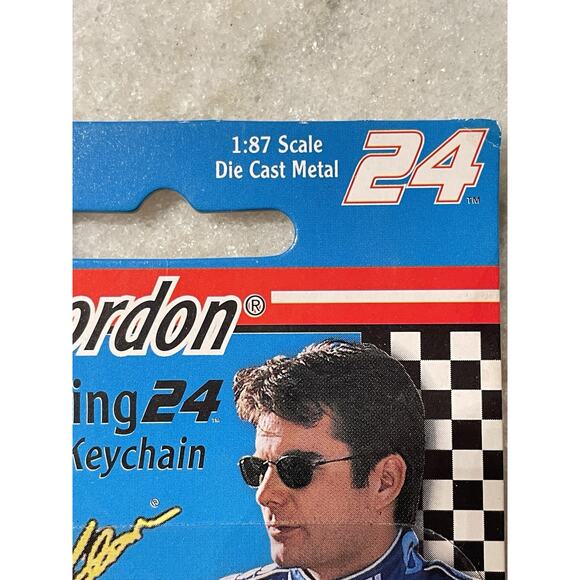 NASCAR Jeff Gordon Pepsi Racing #24 Diecast Car Key Chain 2000 New NOS - Picture 2 of 6